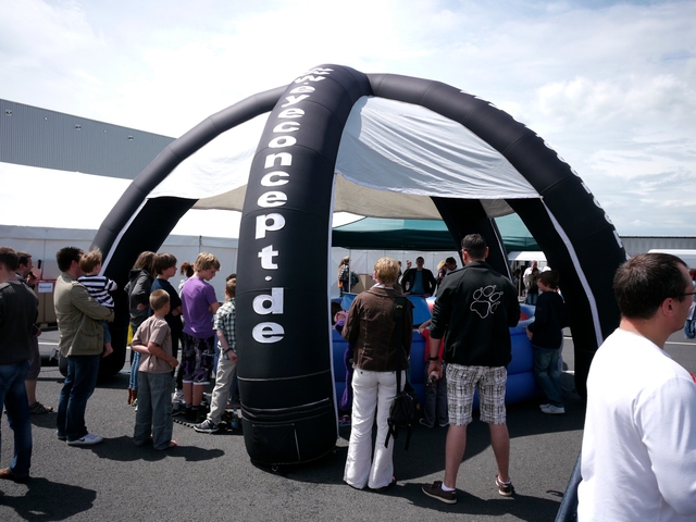 Eventdome Regenschutzzelt, Ø ca. 7,00m mieten