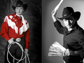 Francesco Martini Westernshow Messer / Peitsche / Lasso / Revolverdrehen