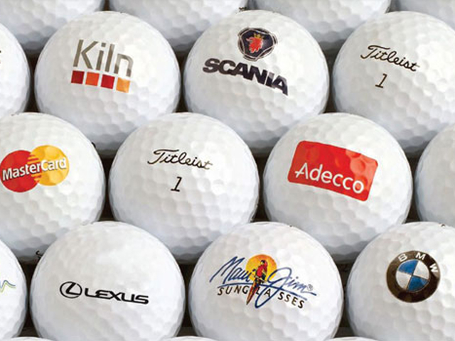 Golfbälle mit Ihrem Logo / Logobälle