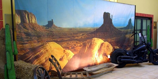 Wild West Wanddekoration Grand Canyon mieten