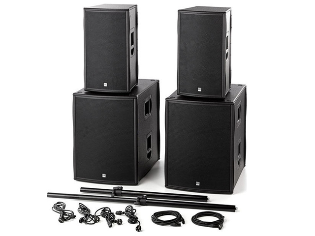 HK Audio Pulsar (3200W) Professionelle Tontechnik/Beschallung für bis zu 700 Personen mieten