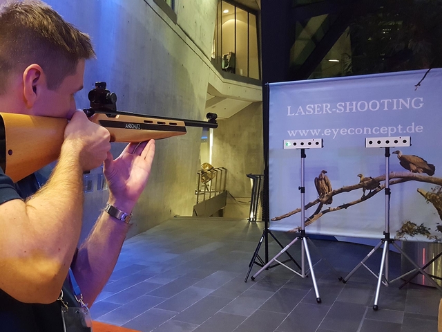 Laser Shooting Gallery (Twin Version) - Wild West Aktionsspiel