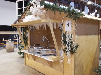 Marktbude für Weihnachtsmarkt &amp; Catering