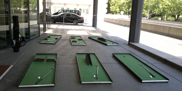 Minigolf Parcours Golf Putting Greens (6 Bahnen) mieten