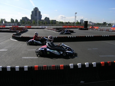 Mobile Kartbahn