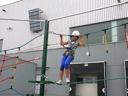 Mobiler Klettergarten für Kinder