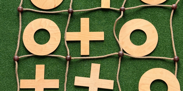 Tic Tac Toe XXL - Spielfläche 1,20 x 1,20m