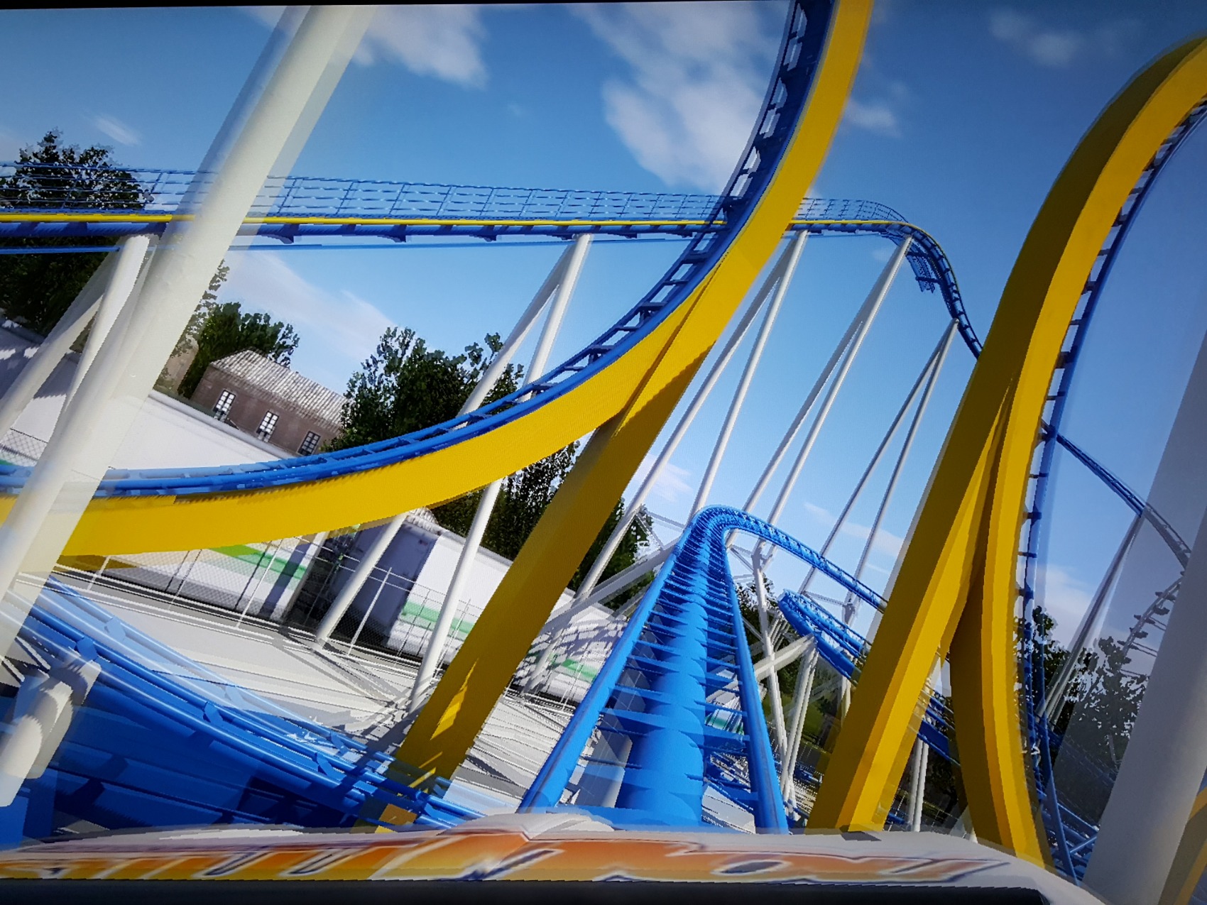 VR Achterbahn Simulator 360° (Twin Version)