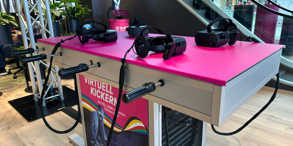 VR 360° Virtual Table Soccer / Virtual Reality Kickertisch