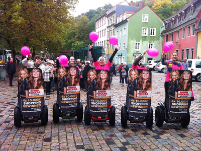 Segway-Werbeschilder mieten