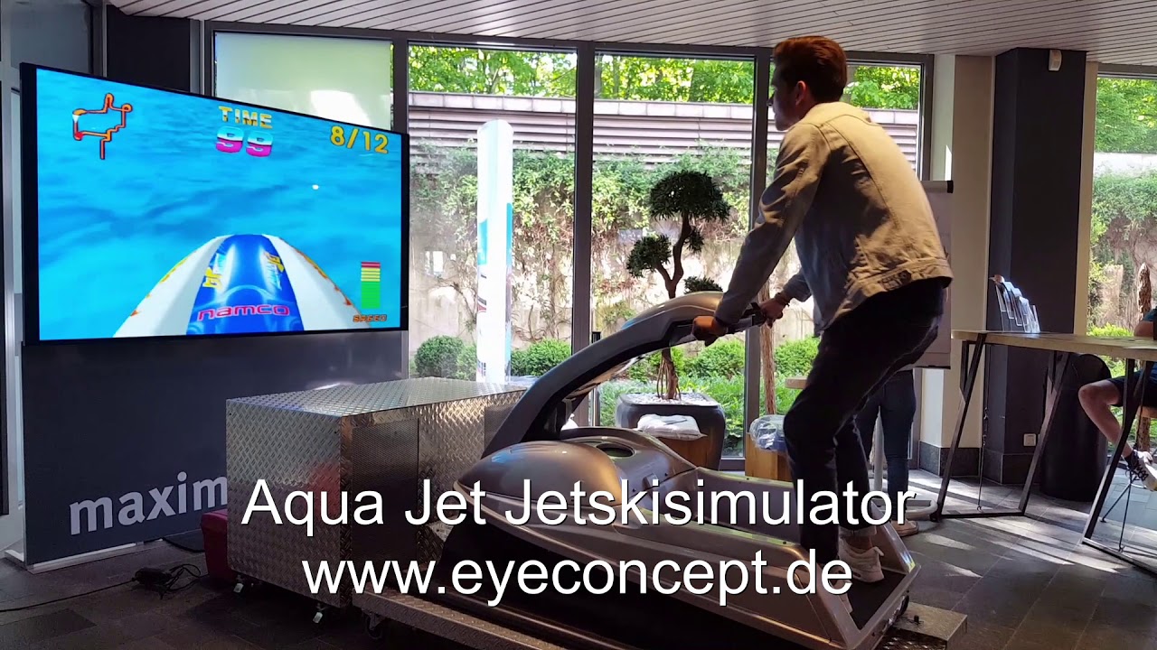 Aqua Jet Jetski Simulator (Silber metallic), Art.-Nr.: 10073