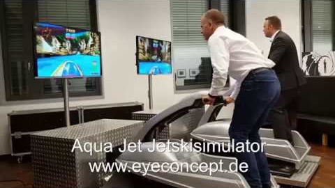 Aqua Jet Jetski Simulator (Silber metallic), Art.-Nr.: 10073