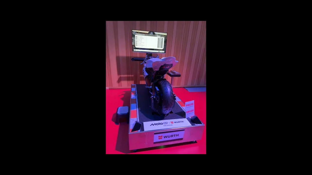Motion Motorradsimulator mit Rennmotorrad, Art.-Nr.: 18185